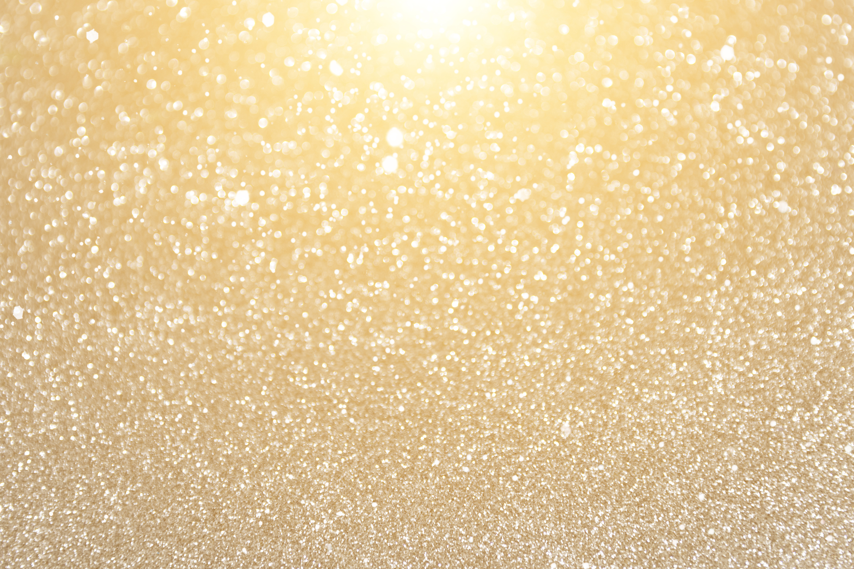 Glitter Sparkling Gold Bokeh Background